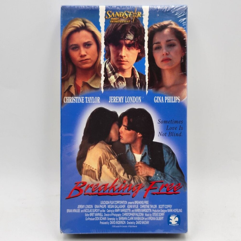 Breaking Free VHS 1995 SandStar Christine Taylor Jeremy London SEALED